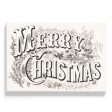 Merry Christmas Typografisch Online