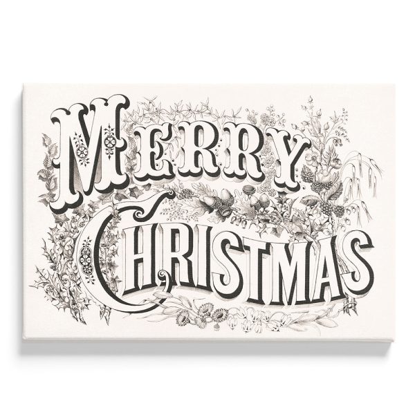 Merry Christmas Typografisch Online