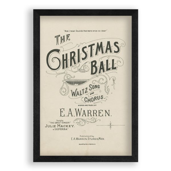 Christmas Ball Card Sale