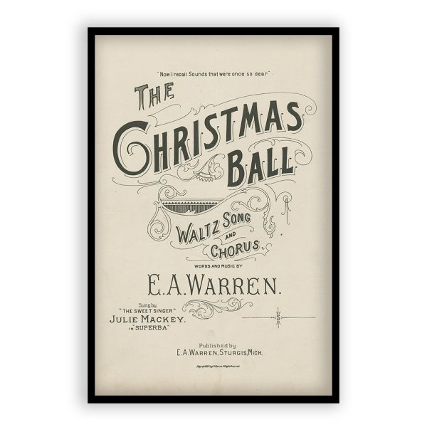 Christmas Ball Card Sale