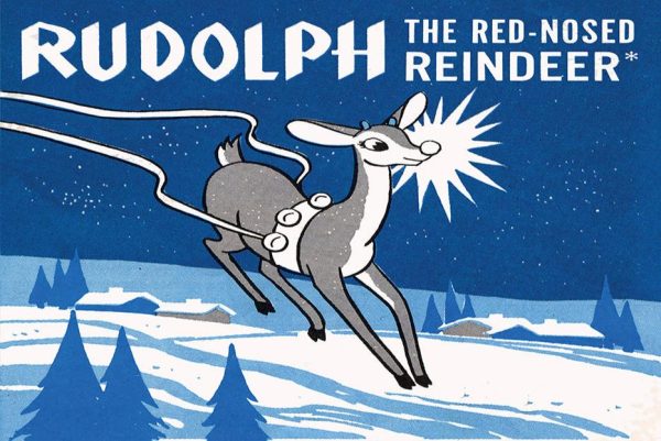 Rudolph Retro Kerstkaart Supply