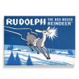 Rudolph Retro Kerstkaart Supply