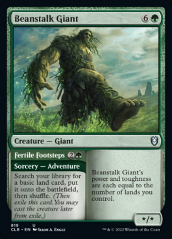 Beanstalk Giant    Fertile Footsteps [Commander Legends: Battle for Baldur s Gate] Hot on Sale