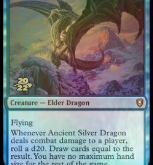 Ancient Silver Dragon [Commander Legends: Battle for Baldur s Gate Prerelease Promos] Cheap