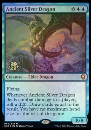 Ancient Silver Dragon [Commander Legends: Battle for Baldur s Gate Prerelease Promos] Cheap