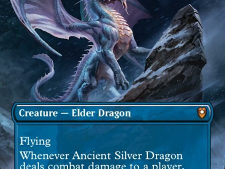 Ancient Silver Dragon (Borderless Alternate Art) [Commander Legends: Battle for Baldur s Gate] on Sale