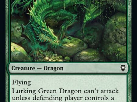 Lurking Green Dragon [Commander Legends: Battle for Baldur s Gate] For Sale