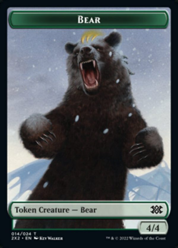 Bear    Monk Double-Sided Token [Double Masters 2022 Tokens] Online