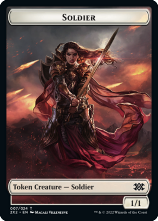 Boar    Soldier Double-Sided Token [Double Masters 2022 Tokens] Online