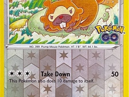 Bidoof (059 078) (Peelable Ditto) [Pokémon GO] Online Hot Sale