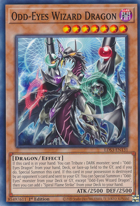 Odd-Eyes Wizard Dragon [LDS3-EN131] Common Cheap