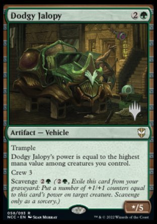 Dodgy Jalopy (Promo Pack) [Streets of New Capenna Commander Promos] Online now