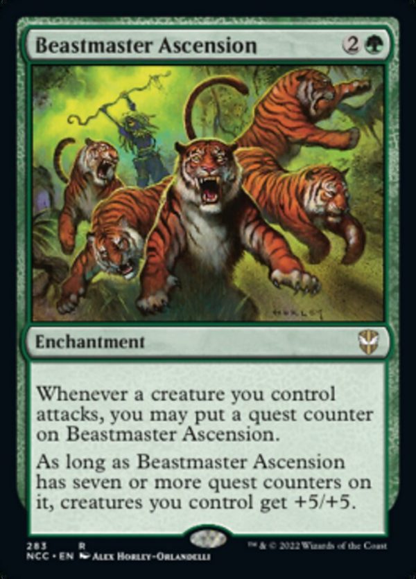 Beastmaster Ascension [Streets of New Capenna Commander] Cheap