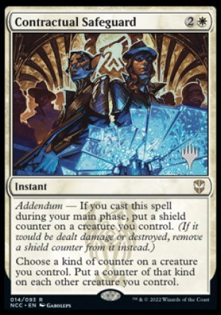 Contractual Safeguard (Promo Pack) [Streets of New Capenna Commander Promos] Online Hot Sale