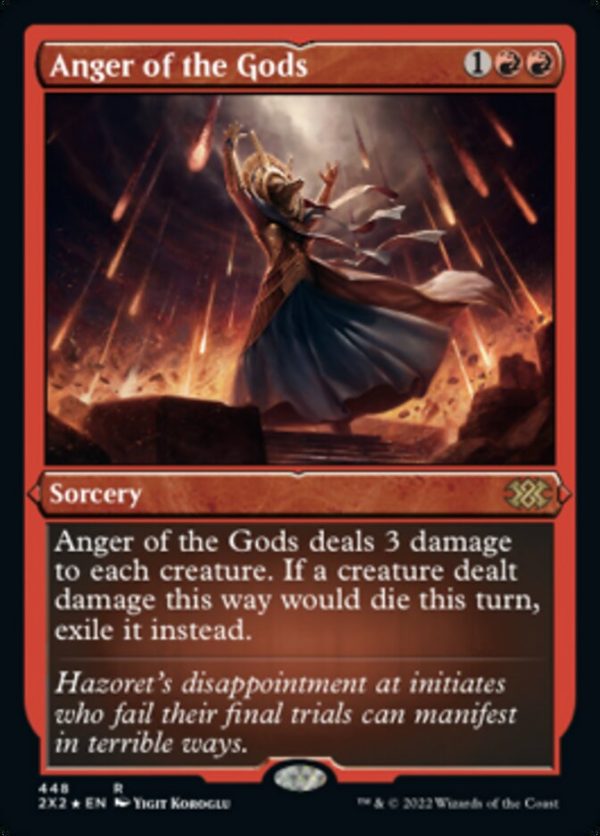 Anger of the Gods (Foil Etched) [Double Masters 2022] For Cheap