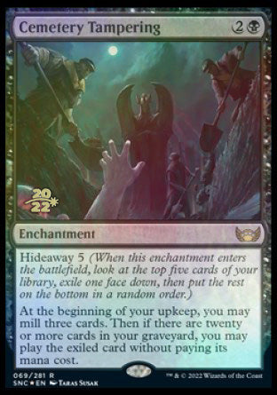 Cemetery Tampering [Streets of New Capenna Prerelease Promos] For Sale