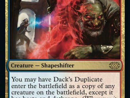 Dack s Duplicate [Double Masters 2022] Online