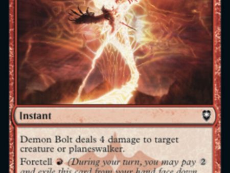 Demon Bolt [Commander Legends: Battle for Baldur s Gate] Hot on Sale