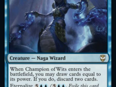 Champion of Wits [Streets of New Capenna Commander] Online now