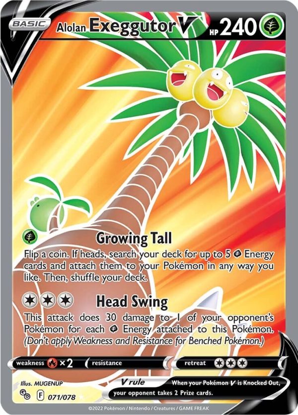 Alolan Exeggutor V (071 078) [Pokémon GO] For Sale