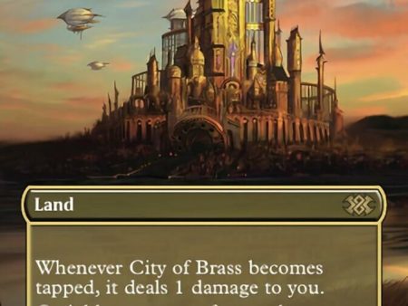 City of Brass (Borderless Alternate Art) [Double Masters 2022] Online Hot Sale