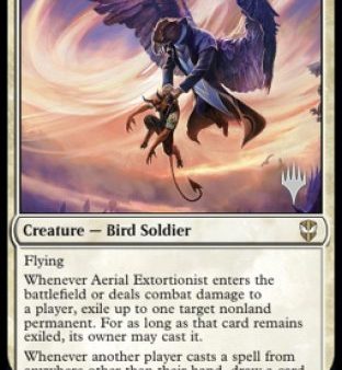 Aerial Extortionist (Promo Pack) [Streets of New Capenna Commander Promos] For Sale