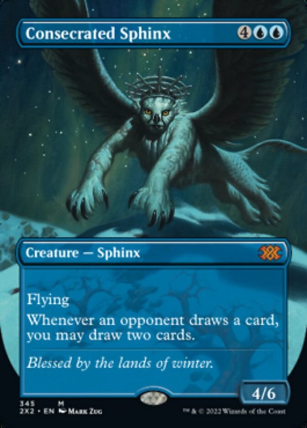 Consecrated Sphinx (Borderless Alternate Art) [Double Masters 2022] Online Sale