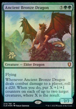 Ancient Bronze Dragon [Commander Legends: Battle for Baldur s Gate Prerelease Promos] Online