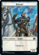 Boar    Knight Double-Sided Token [Double Masters 2022 Tokens] Cheap