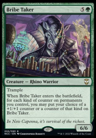 Bribe Taker (Promo Pack) [Streets of New Capenna Commander Promos] Sale