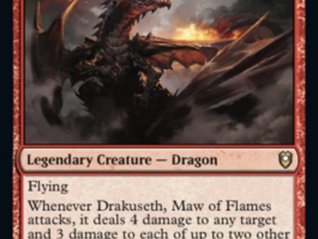 Drakuseth, Maw of Flames [Commander Legends: Battle for Baldur s Gate] Online Sale