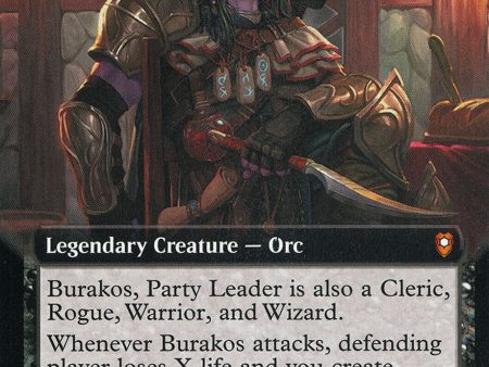 Burakos, Party Leader (Extended Art) [Commander Legends: Battle for Baldur s Gate] Discount