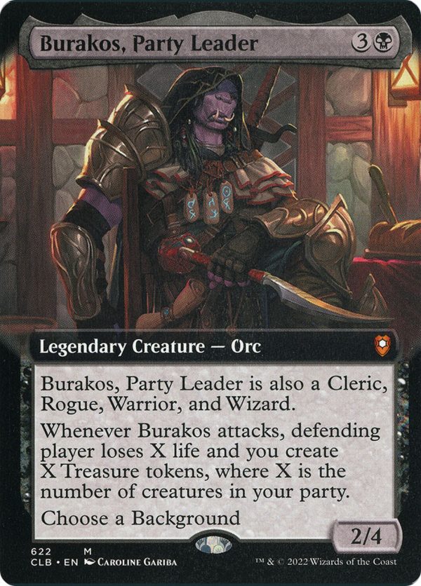 Burakos, Party Leader (Extended Art) [Commander Legends: Battle for Baldur s Gate] Discount