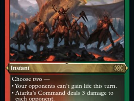 Atarka s Command (Foil Etched) [Double Masters 2022] Online