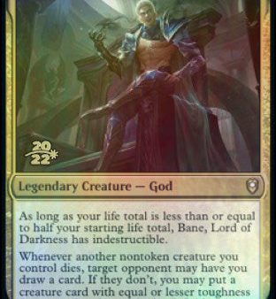 Bane, Lord of Darkness [Commander Legends: Battle for Baldur s Gate Prerelease Promos] For Cheap