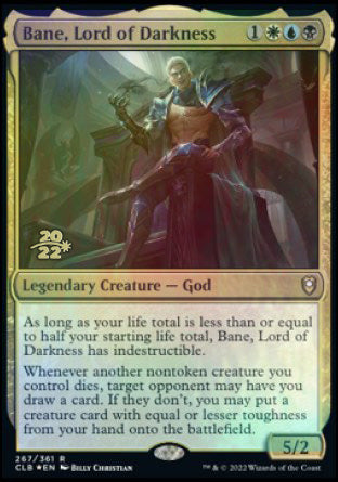 Bane, Lord of Darkness [Commander Legends: Battle for Baldur s Gate Prerelease Promos] For Cheap