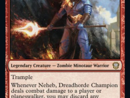 Neheb, Dreadhorde Champion [Dominaria United Commander] Hot on Sale