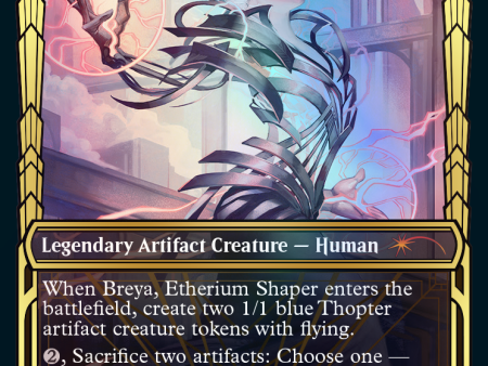 Breya, Etherium Shaper (Showcase Gilded Foil) [Secret Lair Drop Series] Cheap