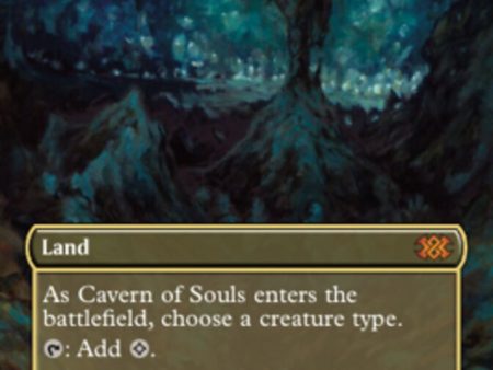 Cavern of Souls (Borderless Alternate Art) [Double Masters 2022] Online Hot Sale