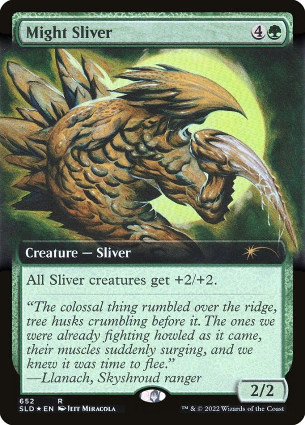 Might Sliver (Extended Art) [Secret Lair Drop Promos] Online now