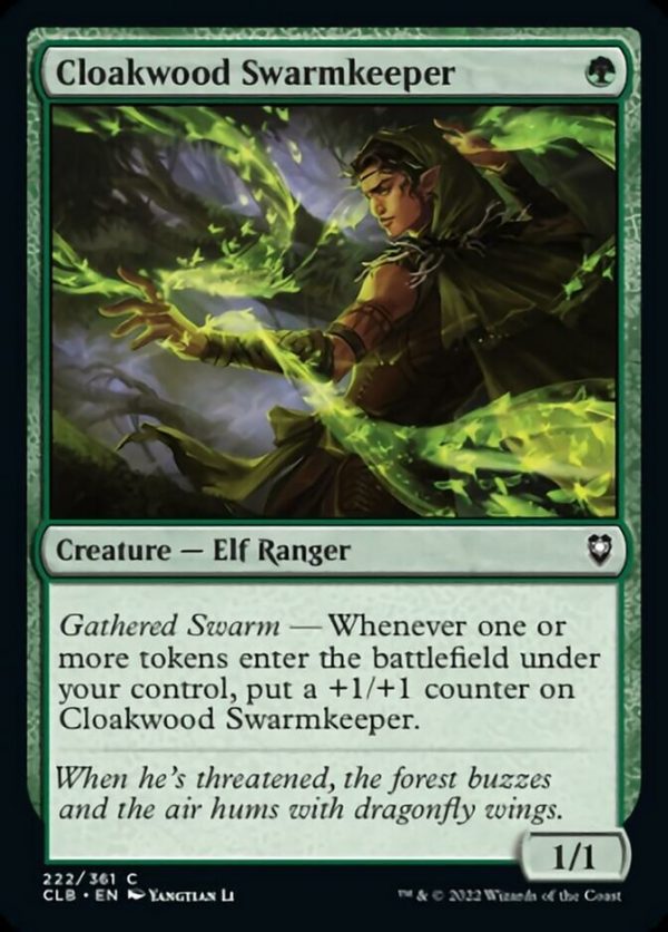 Cloakwood Swarmkeeper [Commander Legends: Battle for Baldur s Gate] on Sale