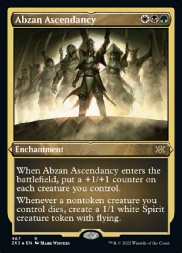 Abzan Ascendancy (Foil Etched) [Double Masters 2022] For Discount