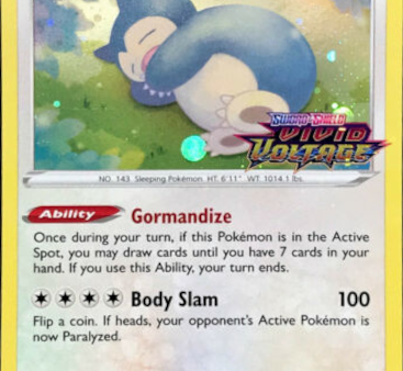 Snorlax (131 185) [Sword & Shield: Black Star Promos] For Sale