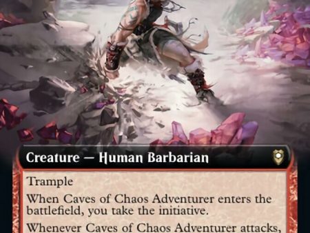 Caves of Chaos Adventurer (Extended Art) [Commander Legends: Battle for Baldur s Gate] Online