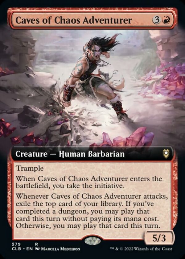 Caves of Chaos Adventurer (Extended Art) [Commander Legends: Battle for Baldur s Gate] Online