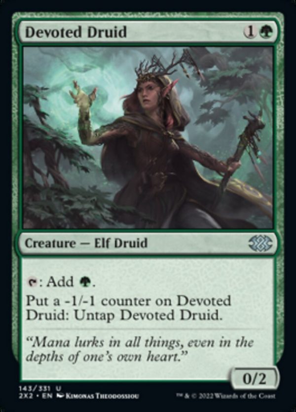 Devoted Druid [Double Masters 2022] Hot on Sale