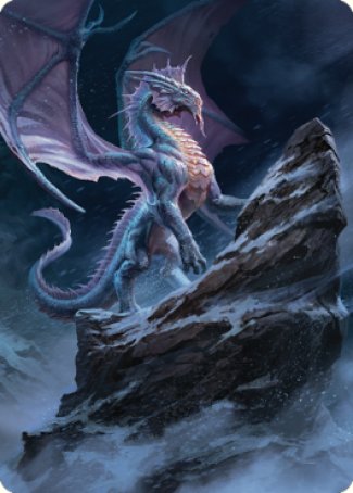 Ancient Silver Dragon Art Card (06) [Commander Legends: Battle for Baldur s Gate Art Series] on Sale