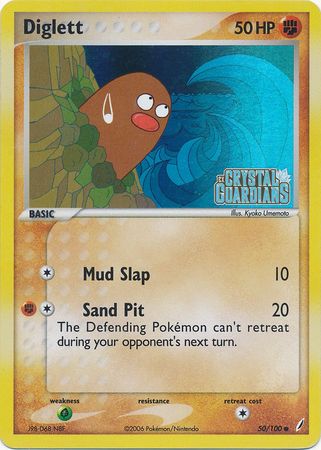 Diglett (50 100) (Stamped) [EX: Crystal Guardians] Online now