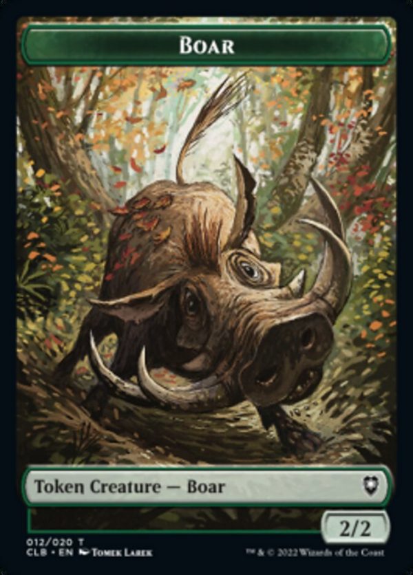 Boar Token [Commander Legends: Battle for Baldur s Gate Tokens] Hot on Sale