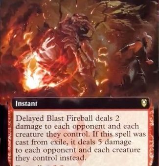 Delayed Blast Fireball (Extended Art) [Commander Legends: Battle for Baldur s Gate] Discount